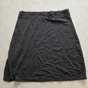 3/$20 Jockey Black Slip Skirt